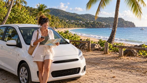Top conseils pour économiser sur la location de voiture en Guadeloupe